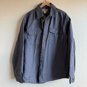 NWT Duluth blue fleece lined jacket large